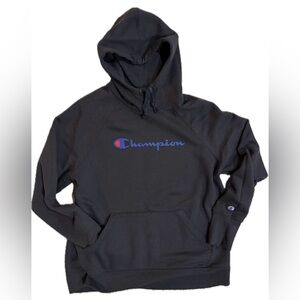 Champion Hooded Sweatshirtin Black! Women’s (LG)